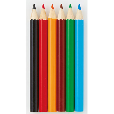 ハロウィン・プチ色鉛筆（6本入）1