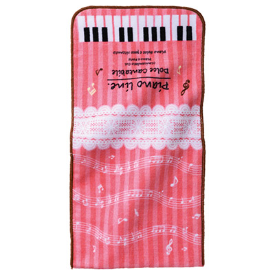 ピアノライン ポケットタオル(ねこ)3