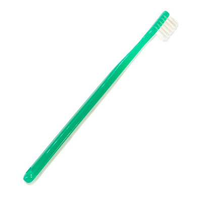 カラフル歯ブラシ（キャップ付）(グリーン)0