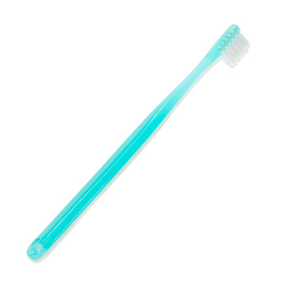 カラフル歯ブラシ（キャップ付）(ライトブルー)0