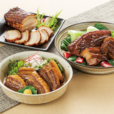 伊賀上野の里 つるし焼豚&豚角煮セット1