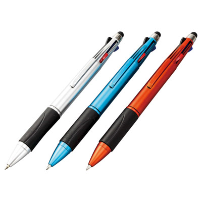 タッチペン付4色ボールペン（1P）0