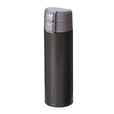 ワンタッチスリムボトル(500ml)(黒)0