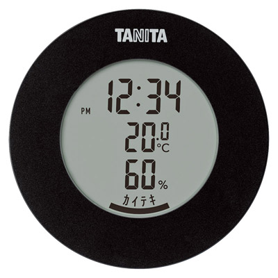 タニタ デジタル温湿度計（丸型デザイン）0