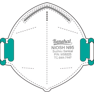 N-95防護マスク　個包装20枚入1