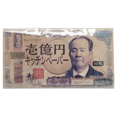 新壱億円 キッチンペーパー 10枚（ポリ袋入）0